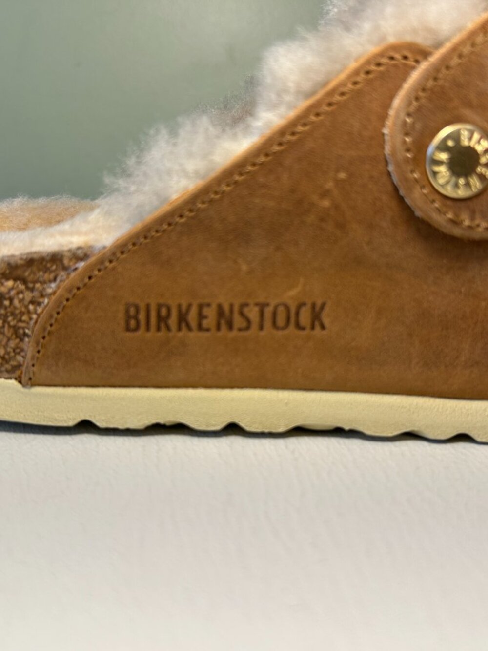 Birkenstock Boston Big Buckle Shearling Clogs - Picture 7 of 16